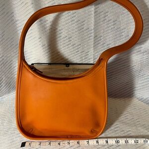 VINTAGE COACH orange shoulder bag
